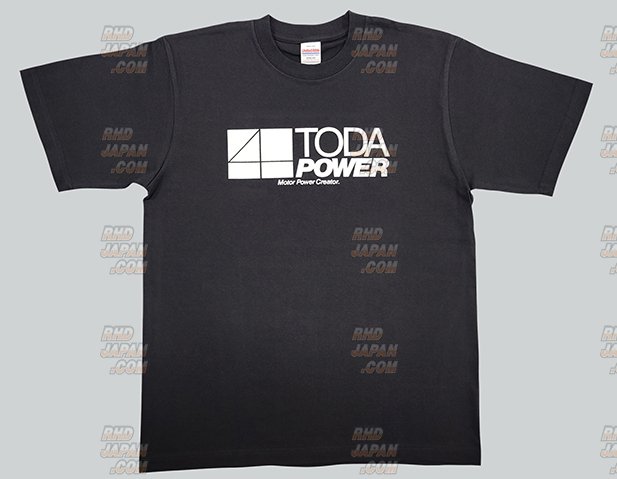 Toda Racing TODA Power Cotton T-Shirt - Charcoal 3L